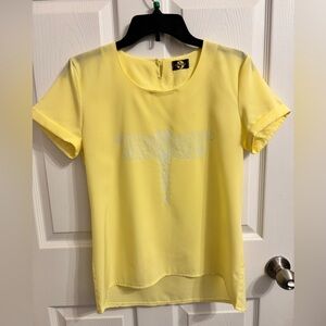 Yellow Women Top S-M size